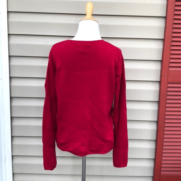 Paraphrase women’s red cardinal sweater - Picture 3 of 5